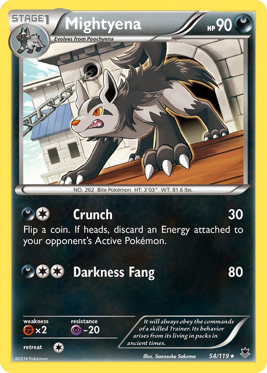 Mightyena 54/119 Reverse Rare - MissingNo.