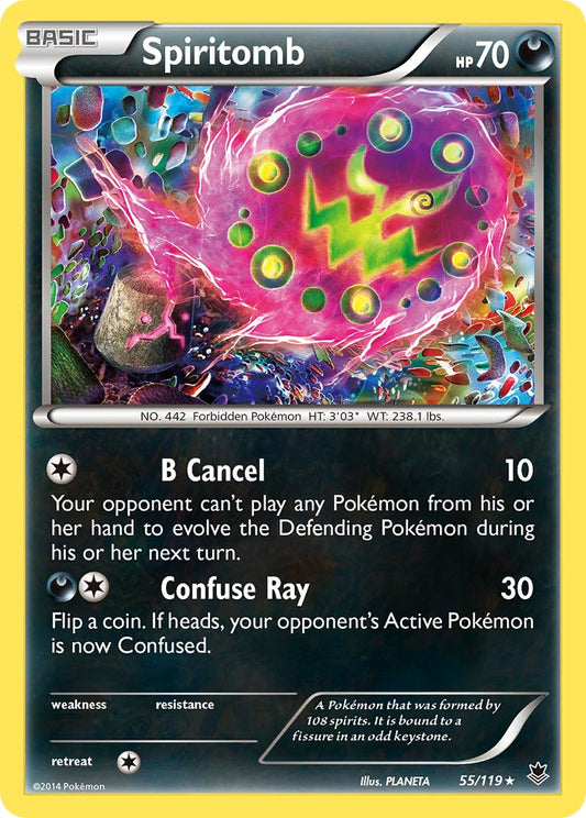 Spiritomb 55/119 Non-Holo Rare - MissingNo.