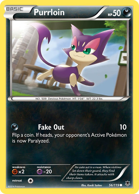 Purrloin 56/119 Common - MissingNo.