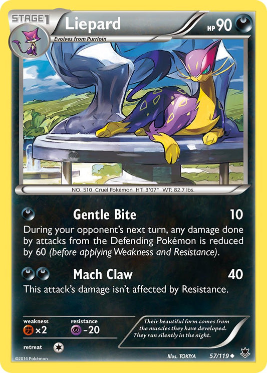 Liepard 57/119 Reverse Uncommon - MissingNo.