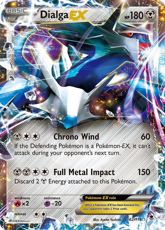 Dialga EX 62/119 Holo Rare EX - MissingNo.