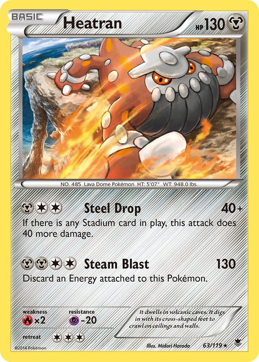 Heatran 63/119 Reverse Rare - MissingNo.