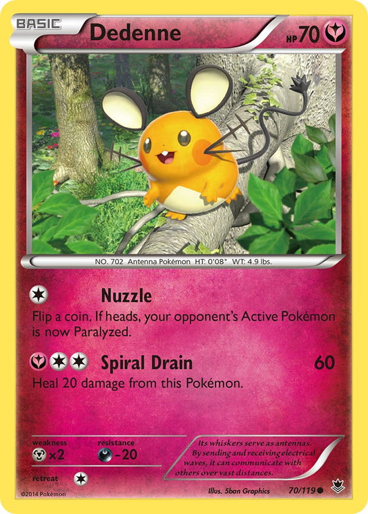 Dedenne 70/119 Reverse Common - MissingNo.