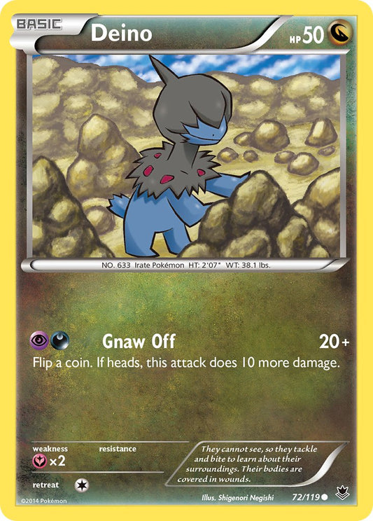 Deino 72/119 Reverse Common - MissingNo.
