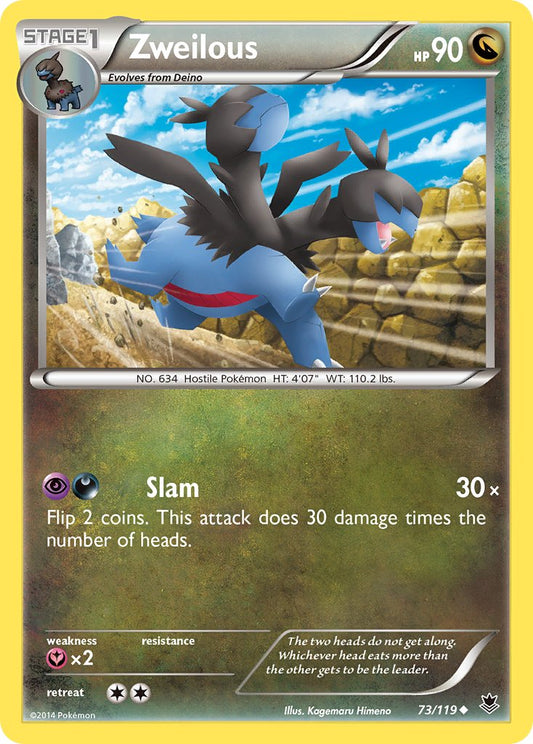 Zweilous 73/119 Reverse Uncommon - MissingNo.