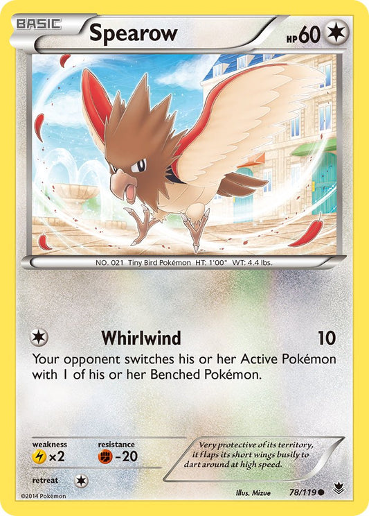 Spearow 78/119 Reverse Common - MissingNo.