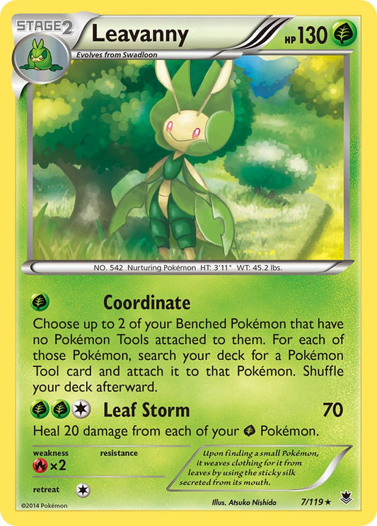 Leavanny 7/119 Reverse Rare - MissingNo.