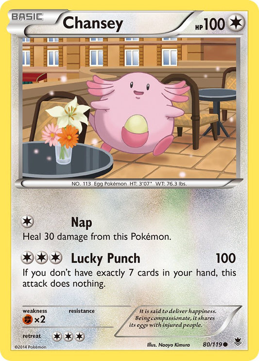 Chansey 80/119 Reverse Common - MissingNo.