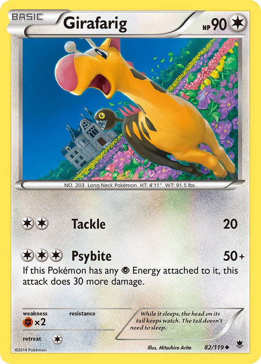 Girafarig 82/119 Uncommon - MissingNo.