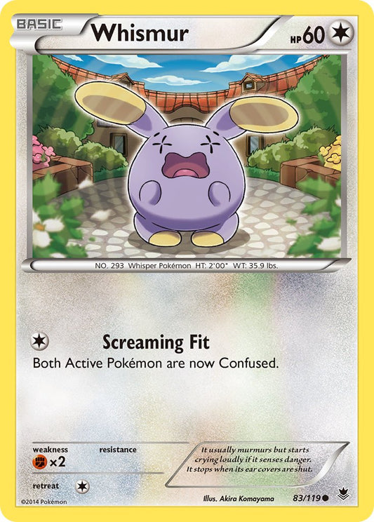 Whismur 83/119 Reverse Common - MissingNo.