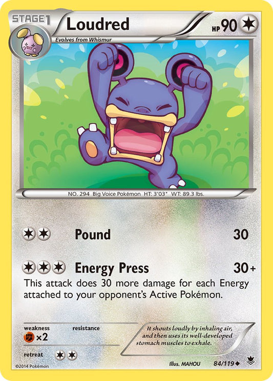 Loudred 84/119 Uncommon - MissingNo.