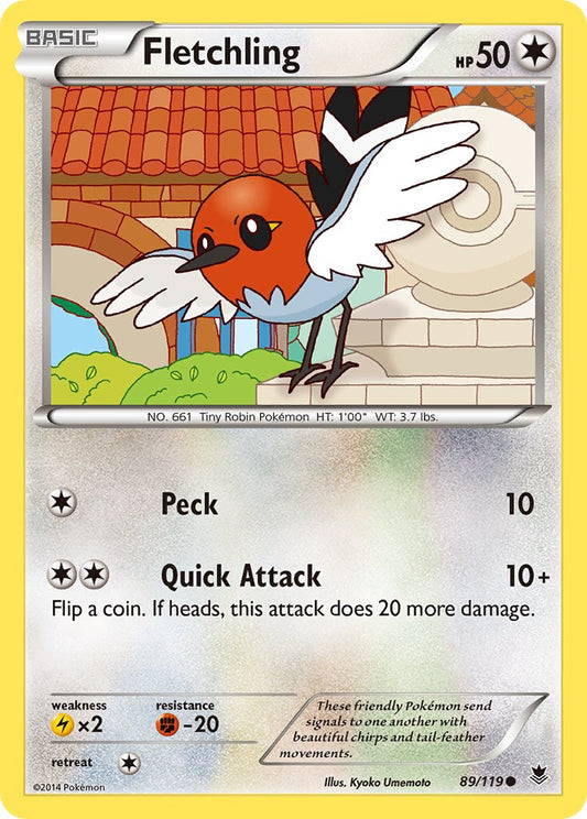 Fletchling 89/119 Reverse Common - MissingNo.