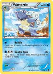 Wartortle 15/101 Reverse Uncommon