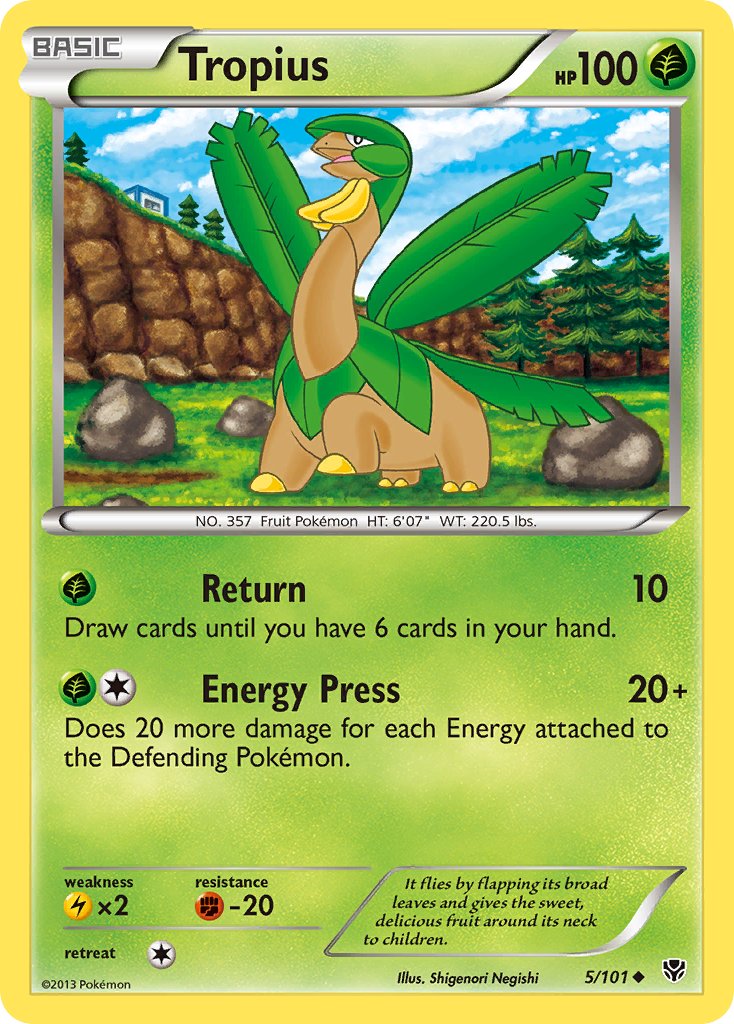 Tropius 5/101 Reverse Uncommon - MissingNo.