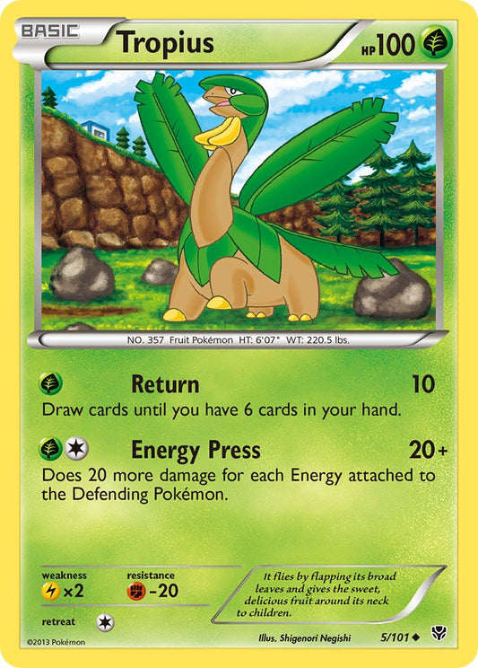 Tropius 5/101 Reverse Uncommon - MissingNo.