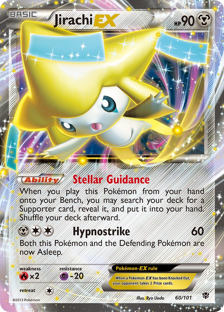 Jirachi EX 60/101 Holo Rare EX - MissingNo.