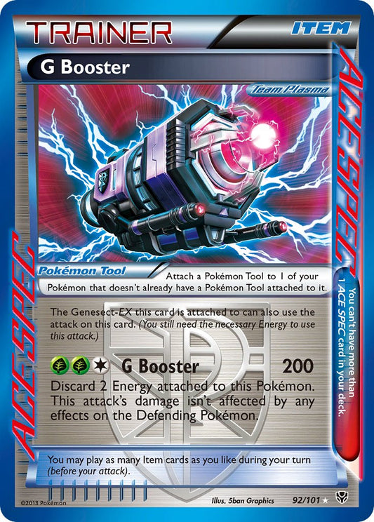 G Booster 92/101 Holo Rare Ace Spec - MissingNo.