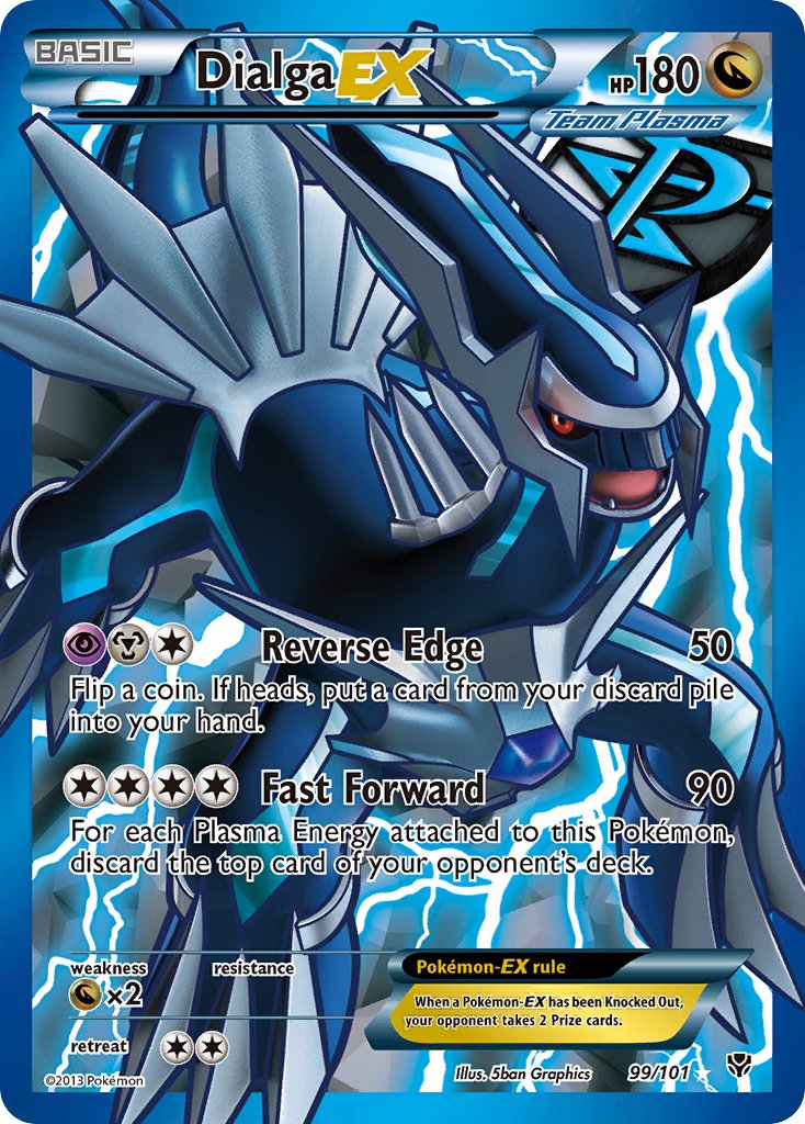 Dialga EX 99/101 Holo Ultra Rare EX - MissingNo.