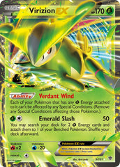 Virizion EX 9/101 Holo Rare EX