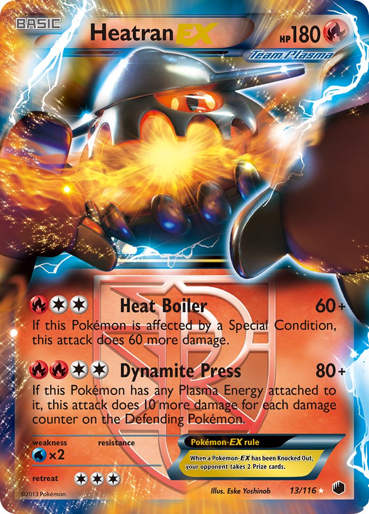 Heatran EX 13/116 Holo Rare EX - MissingNo.