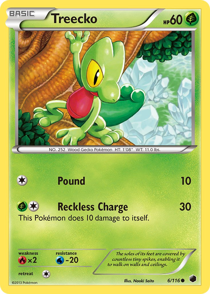 Treecko 6/116 Common - MissingNo.