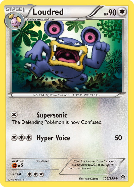 Loudred 106/135 Reverse Uncommon - MissingNo.