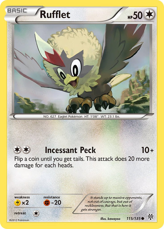 Rufflet 115/135 Common - MissingNo.