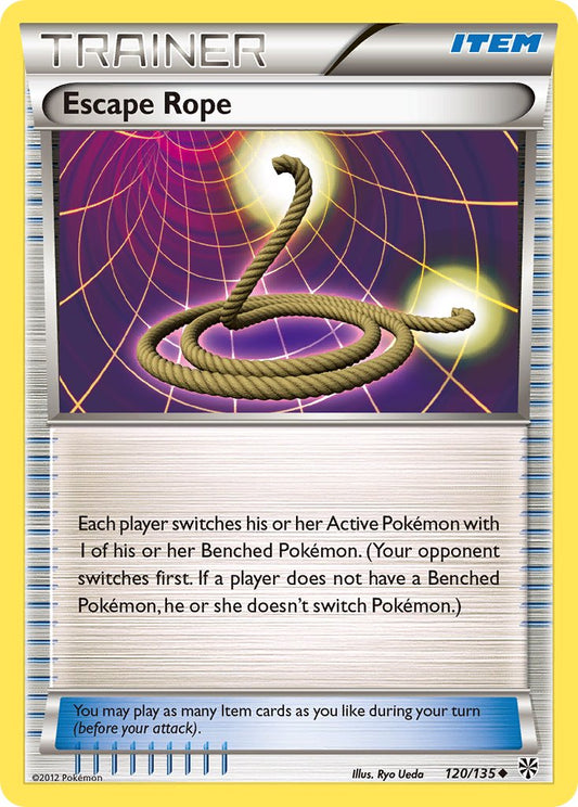 Escape Rope 120/135 Mirror Holo Pokémon League Yveltal Season (April 2014) - MissingNo.