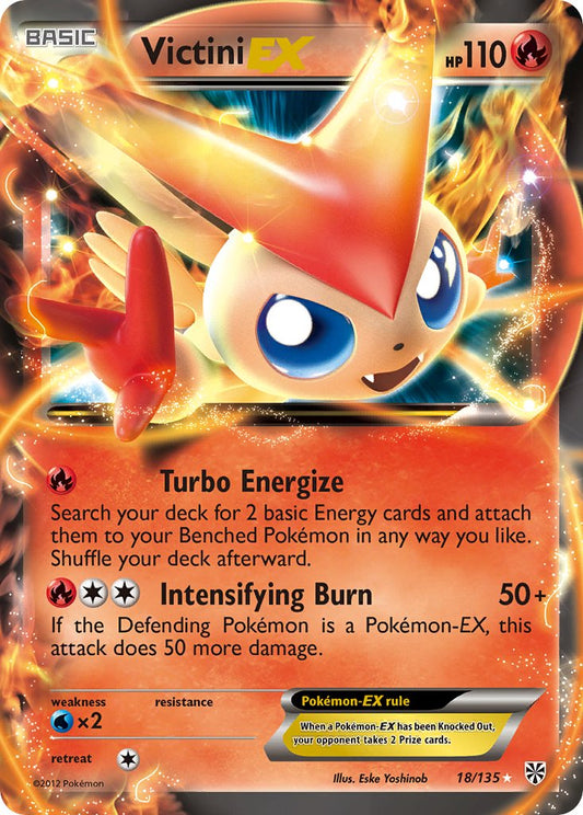Victini EX 18/135 Holo Rare EX - MissingNo.