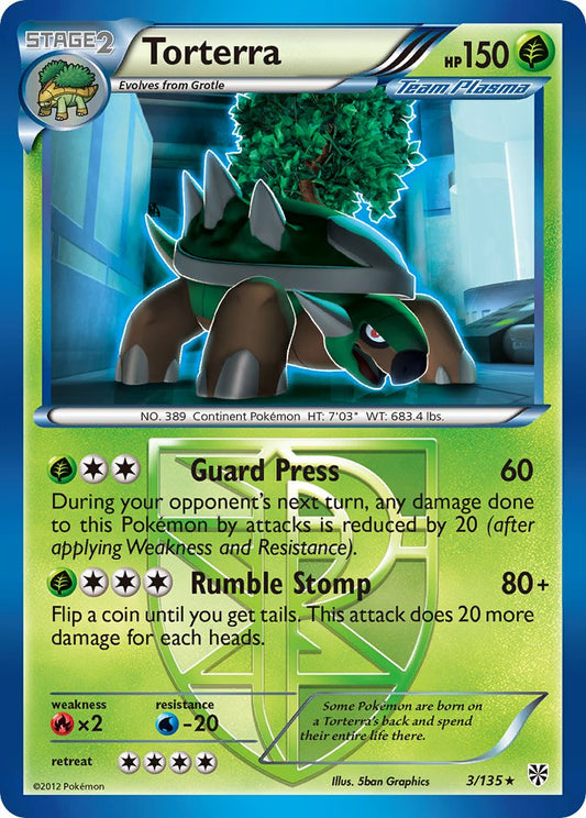 Torterra 3/135 Non-Holo Rare - MissingNo.