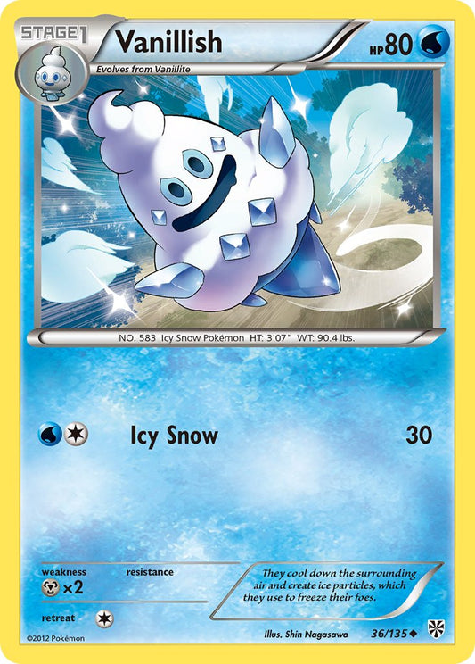 Vanillish 36/135 Reverse Uncommon - MissingNo.