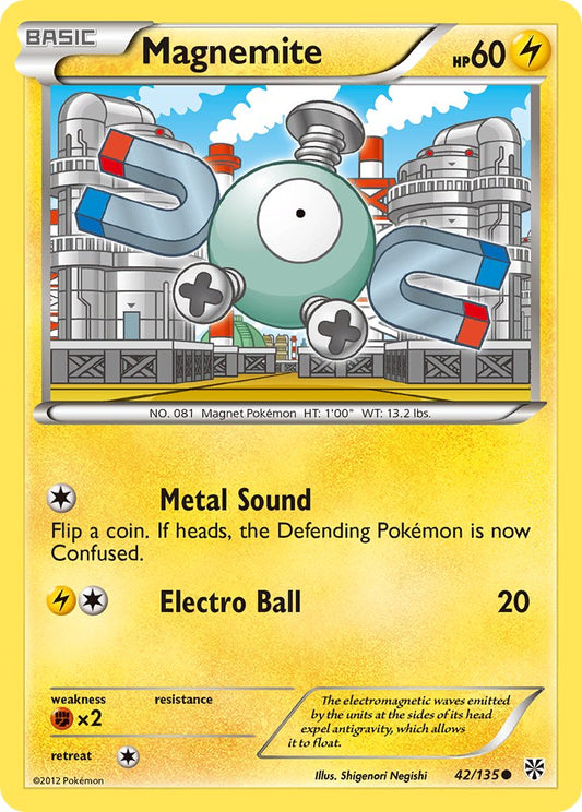 Magnemite 42/135 Reverse Common - MissingNo.