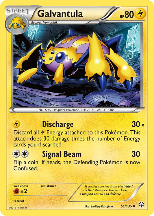 Galvantula 51/135 Reverse Uncommon - MissingNo.