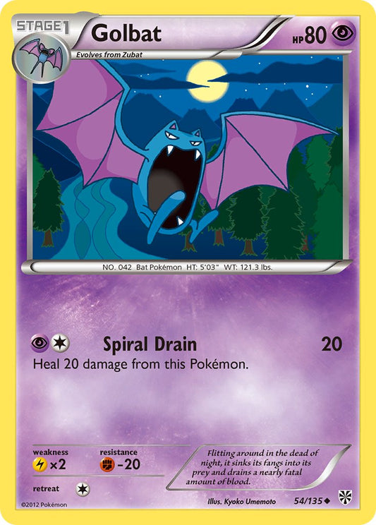 Golbat 54/135 Reverse Uncommon - MissingNo.