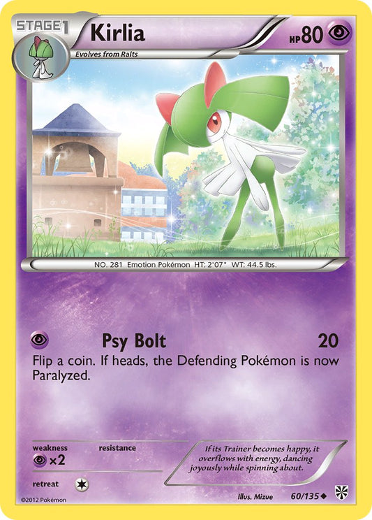 Kirlia 60/135 Reverse Uncommon - MissingNo.