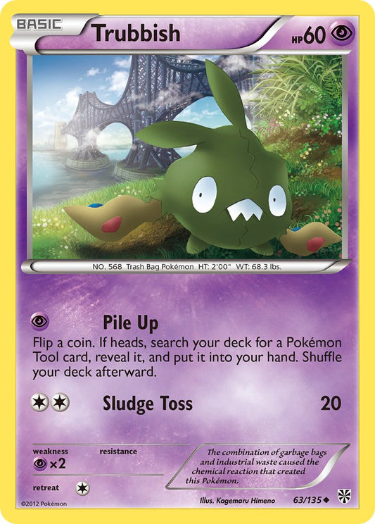 Trubbish 63/135 Uncommon - MissingNo.