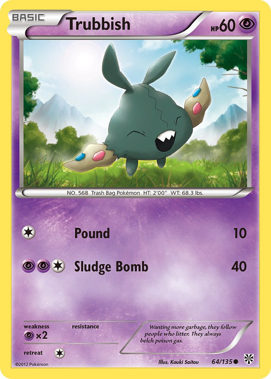 Trubbish 64/135 Reverse Common - MissingNo.