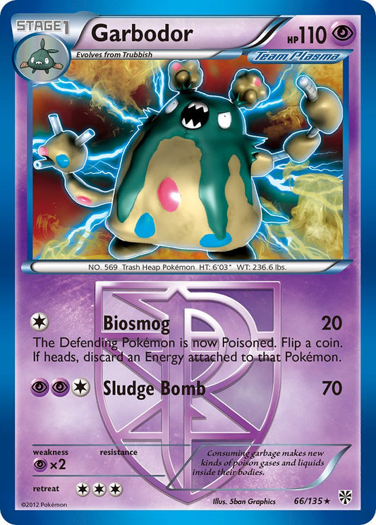Garbodor 66/135 Reverse Rare - MissingNo.