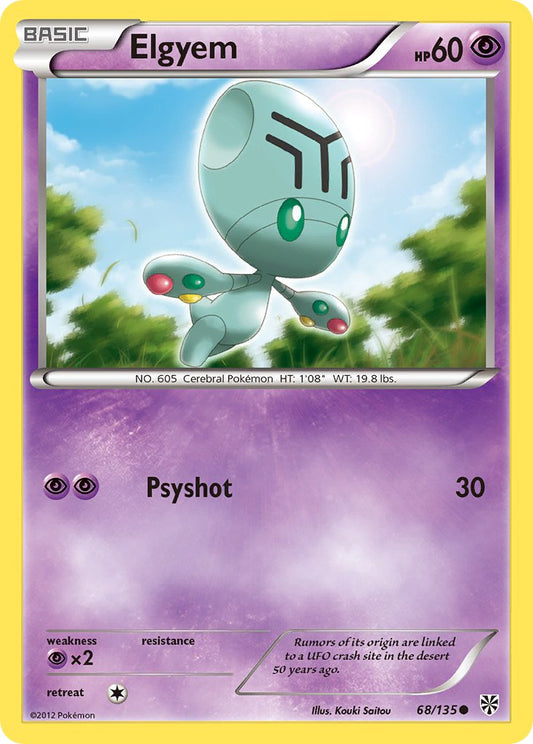 Elgyem 68/135 Reverse Common - MissingNo.