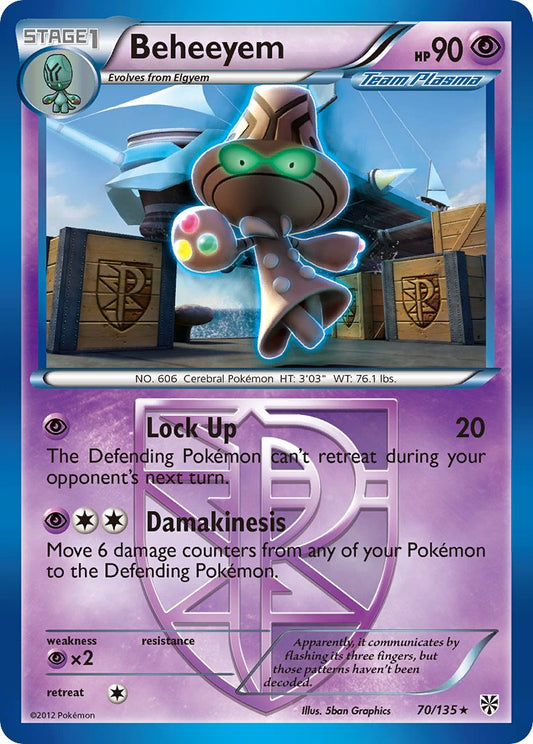 Beheeyem 70/135 Reverse Rare - MissingNo.