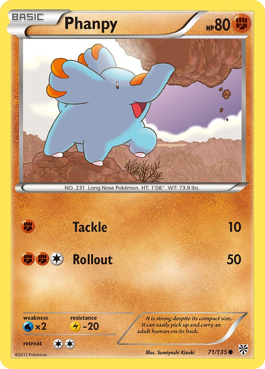 Phanpy 71/135 Reverse Common - MissingNo.