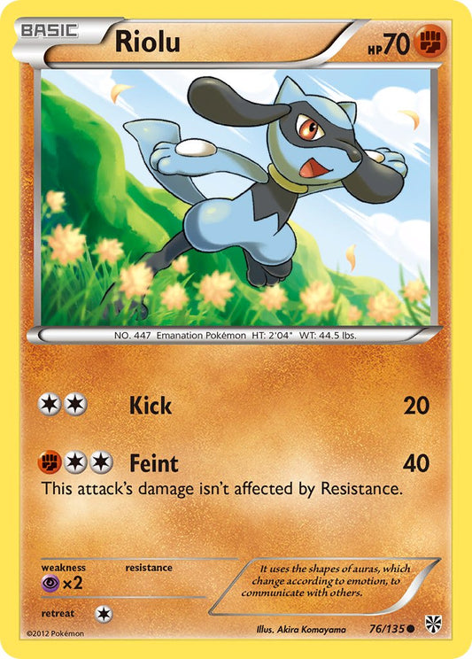 Riolu 76/135 Reverse Common - MissingNo.