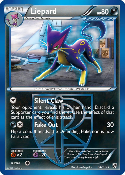 Liepard 84/135 Non-Holo Rare - MissingNo.