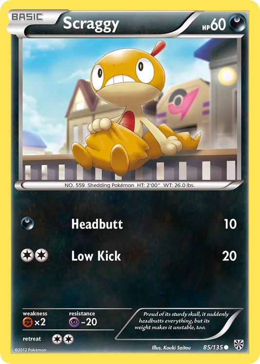 Scraggy 85/135 Common - MissingNo.