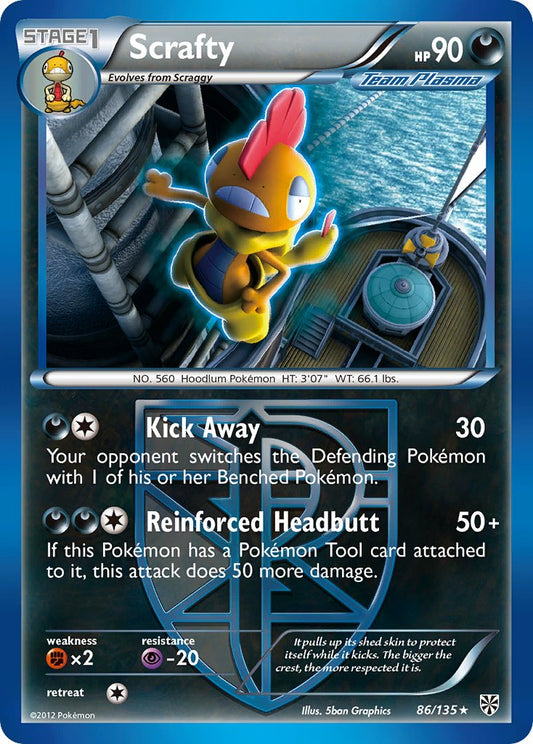 Scrafty 86/135 Non-Holo Rare - MissingNo.