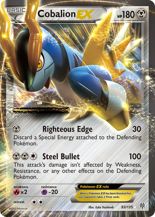 Cobalion EX 93/135 Holo Rare EX - MissingNo.
