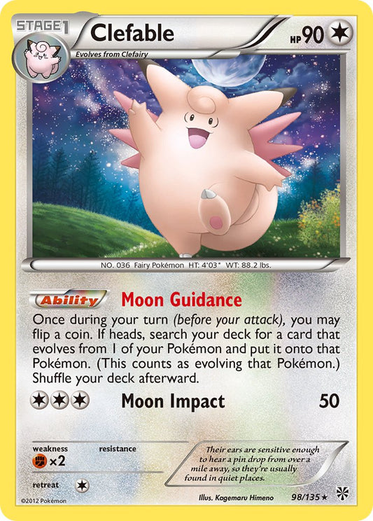 Clefable 98/135 Non-Holo Rare - MissingNo.