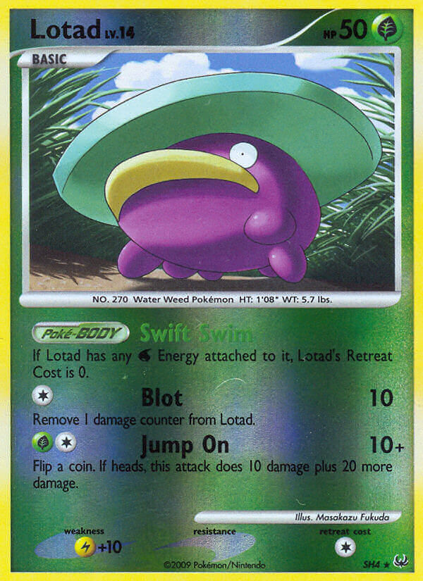 Lotad SH4 Reverse Secret Rare - MissingNo.