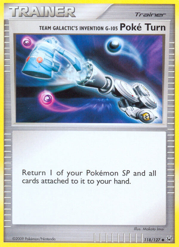 Team Galactic's Invention G-105 Poké Turn 118/127 Uncommon - MissingNo.