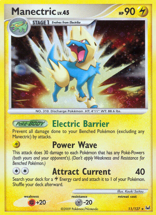 Manectric 11/127 Reverse Rare - MissingNo.